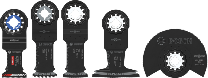 Bosch切割套装 5 件套，适用于多工具锯应用。.